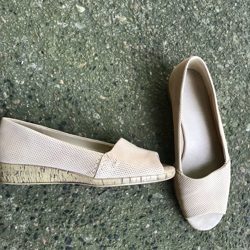 Bass Slip on Wedge Sandals